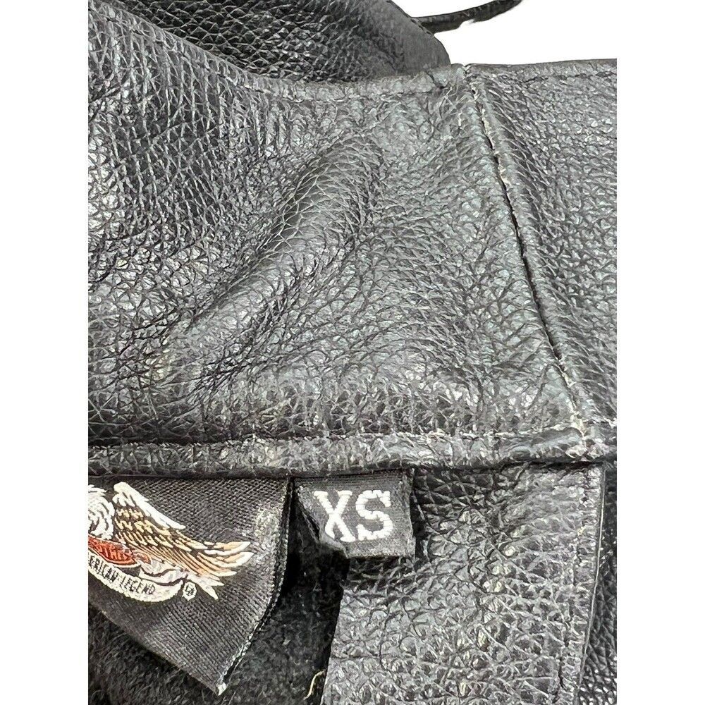 Re-Poshing✨️✨️Harley-Davidson Women's Genuine Leather Motorcycle Chaps - Picture 8 of 15